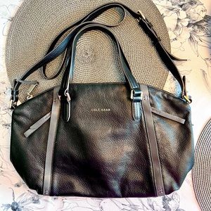 Cole Haan Satchel black & grey. LN!